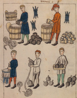 Manufacture of serious fireworks - Fireworks Book, Southern Germany mid-15th century Royal Armouries I.34 Fol 089r