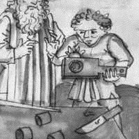 Kriegs vnnd Pixenwerch. Süddeutschland/Österreich 1440-1450. Kunsthistorisches Museum Wien KK 5014, fol. 17r